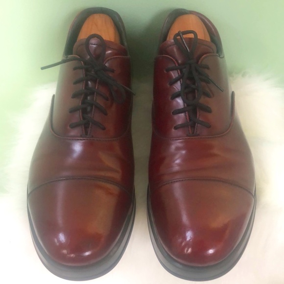 PRADA Men's Burgundy Loafers sz 8 w/ COA - Picture 1 of 11